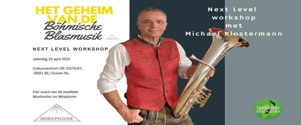 Het geheim van de Böhmische Blasmusik, workshop door Michael Klostermann